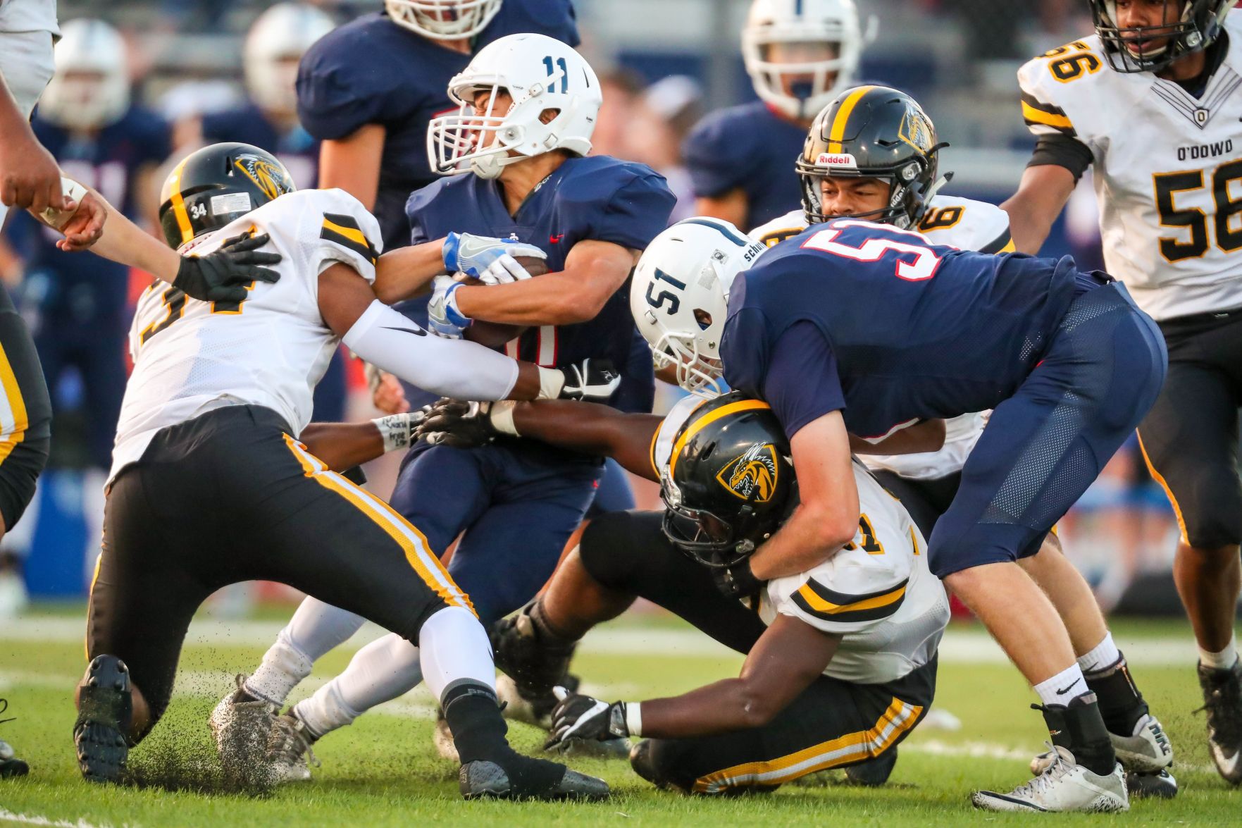 Justin-Siena football